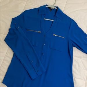 Express Royal Blue Blouse